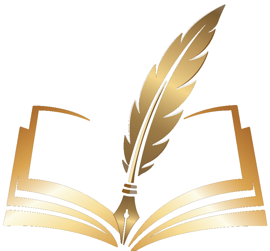 NexGen golden quill and open book emblem